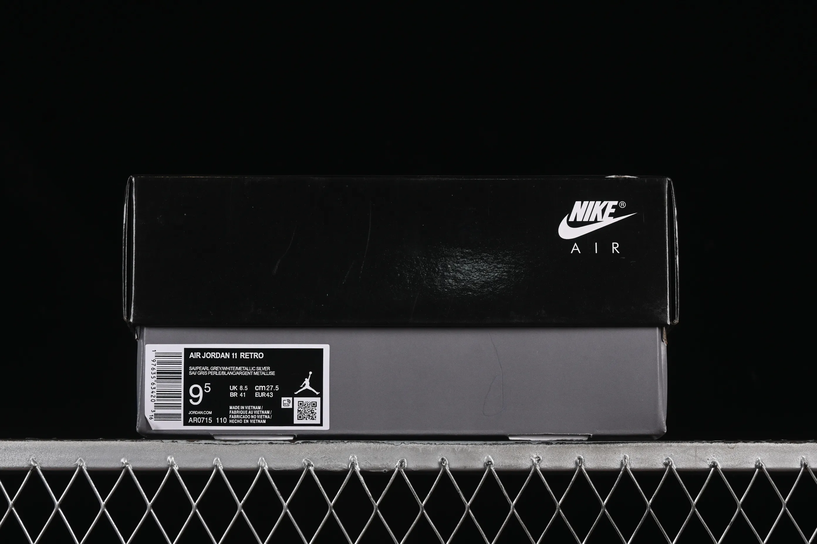 All categories Air Jordan Jordan series basketball shoes Air Jordan 11 Air Jordan 11 Retro "Grand Finale" AJ11 Joe 11 Pearl Gray AR0715-110